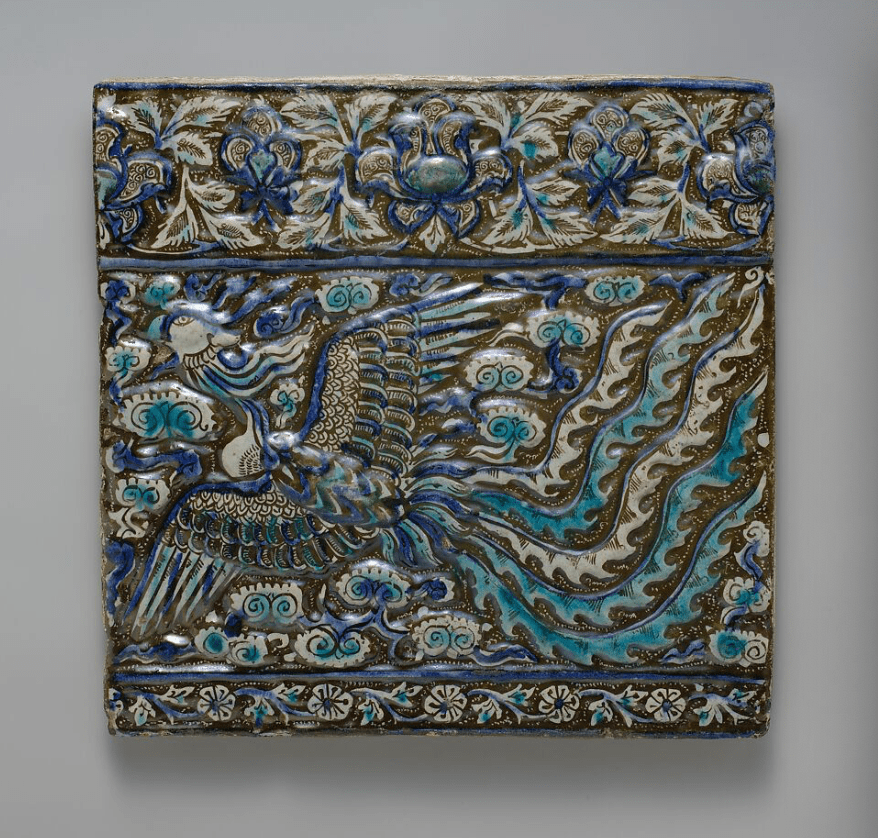 Tile with Image of Phoenix (AD&nbsp;1300)